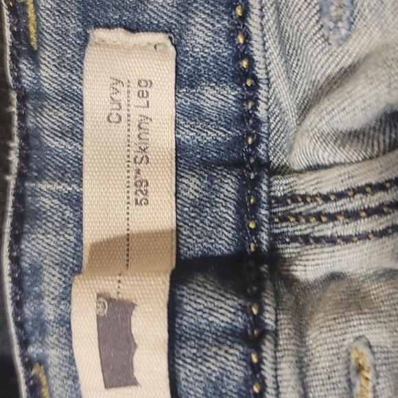 Levis cury 529 skinny jeans sz 30 - Picture 7 of 8